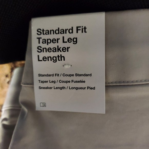 Nike Unlined Cropped Pants Pant Trousers Chino Taper Leg DD7032-236 Men's 34 NEW - Picture 6 of 6